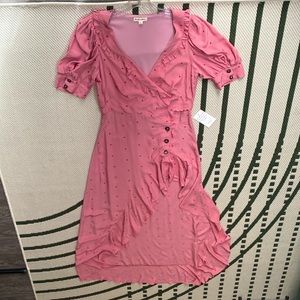 Cute Pink polka dot dress